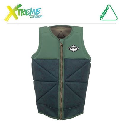 Kamizelka wakeboardowa Follow BEACON PRO IMPACT VEST Green 2017 1