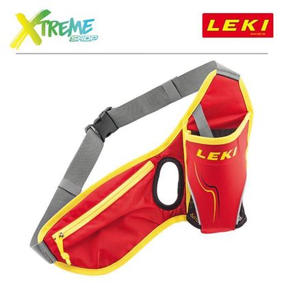 Pas biodrowy Leki DRINKBELT Red/Neonyellow