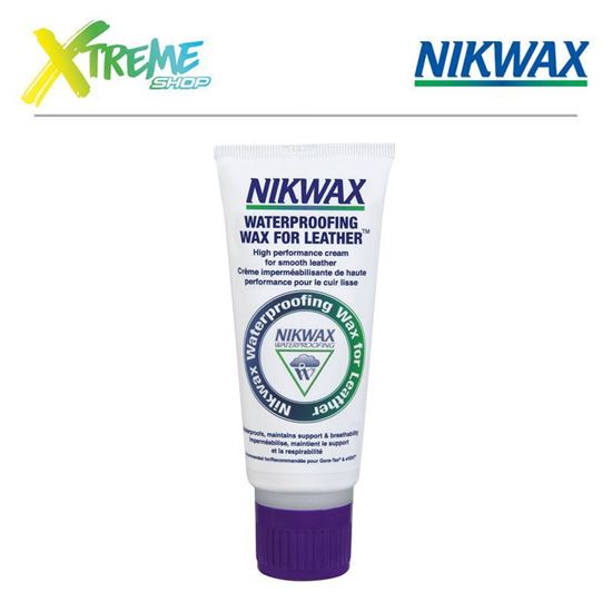 Obrazek Wosk impregnujący Nikwax WATERPROOFING WAX FOR LEATHER - 100ml (bezbarwny)