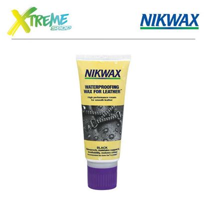 Obrazek Wosk impregnujący Nikwax WATERPROOFING WAX FOR LEATHER - 100ml (czarny)