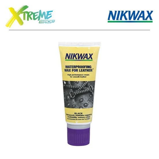 Obrazek Wosk impregnujący Nikwax WATERPROOFING WAX FOR LEATHER - 100ml (czarny)