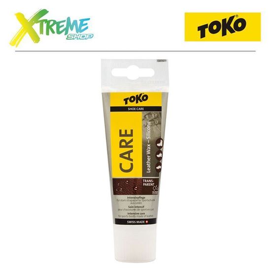 Pasta do obuwia ze skóry Toko LEATHER WAX SILICONE - 75ml (bezbarwna)