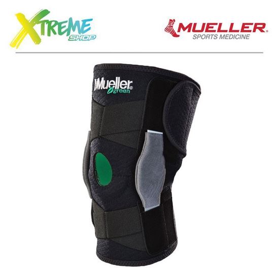 Regulowany stabilizator kolana z zawiasami Mueller "GREEN" 86455 1