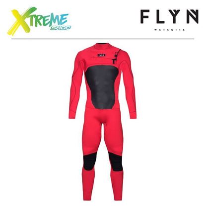 Pianka Flyn WETSUIT FRONT-ZIP LONG 3/2 Red 1