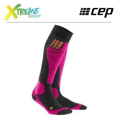 Skarpety kompresyjne CEP SKI MERINO SOCKS WOMEN WP40KB