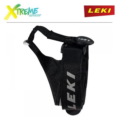 Paski do kijów narciarskich Leki Trigger S VARIO STRAP Black/Silver