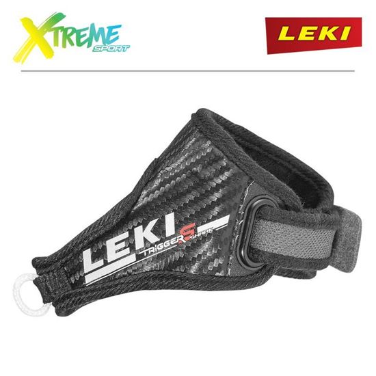 Paski do kijów XC/NW Leki TRIGGER SHARK ACTIVE STRAP Silver/Black
