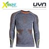 Koszulka UYN AMBITYON MAN UNDERWEAR SHIRT LONG SLEEVES Black Melange/Orange/Yellow 2