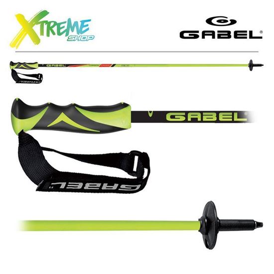 Kije narciarskie Gabel CARBON CROSS Lime