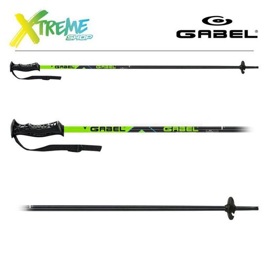 Kije narciarskie Gabel CVJ Black/Yellow