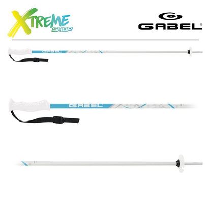 Kije narciarskie Gabel LUNA White/Blue