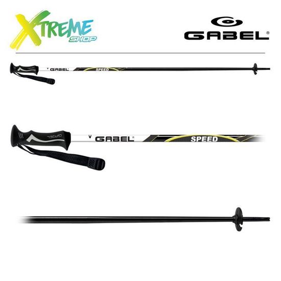 Kije narciarskie Gabel SPEED Black/Lime