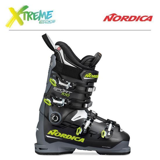 Buty narciarskie Nordica SPORTMACHINE 100 2022 Anthracite/Yellow/White