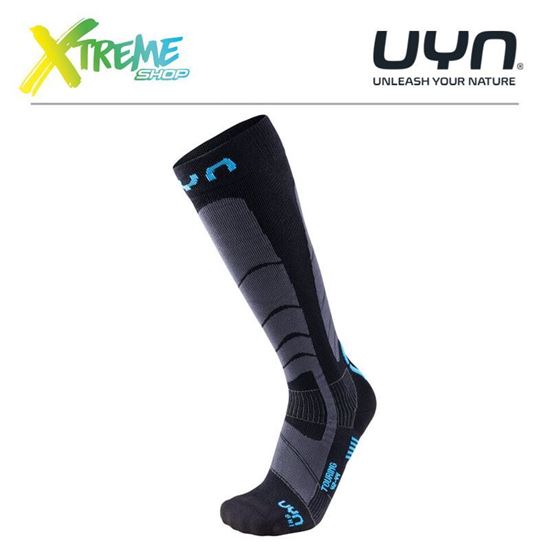 Skarpety UYN SKI TOURING MAN Black/Azure 1