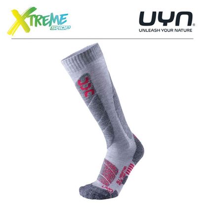 Skarpety UYN ALLMOUNTAIN LADY SOCKS Light Grey/Melange/Coral 1