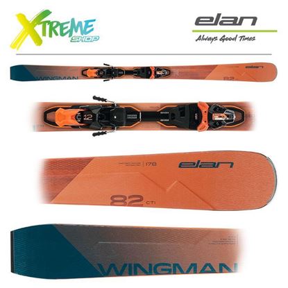 Narty Elan WINGMAN 82 CTI 2023 + Wiązania EMX 12 1
