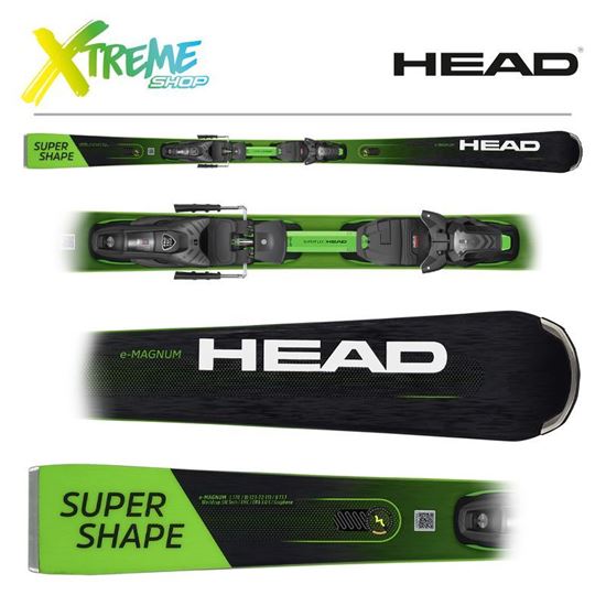 Narty Head SUPERSHAPE E-MAGNUM 2023 + Wiązania Head PRD 12 GW