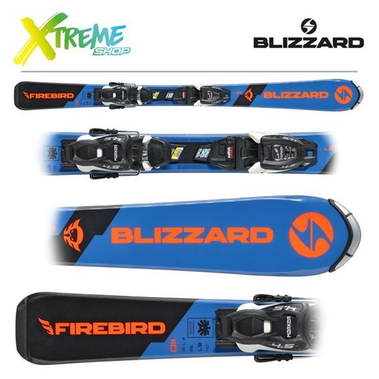 Narty Blizzard FIREBIRD JR 2023 (70-90) + Wiązania FDT JR 4.5