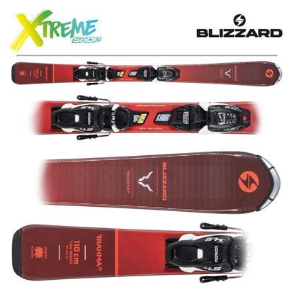 Narty Blizzard BRAHMA JR 2023 (100-140) + Wiązania FDT JR 4.5