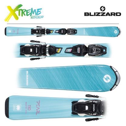 Narty Blizzard PEARL JR 2022 (100-140) + Wiązania FDT JR 4.5