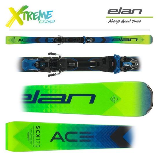 Narty Elan ACE SCX 2023 + Wiązania EMX 12
