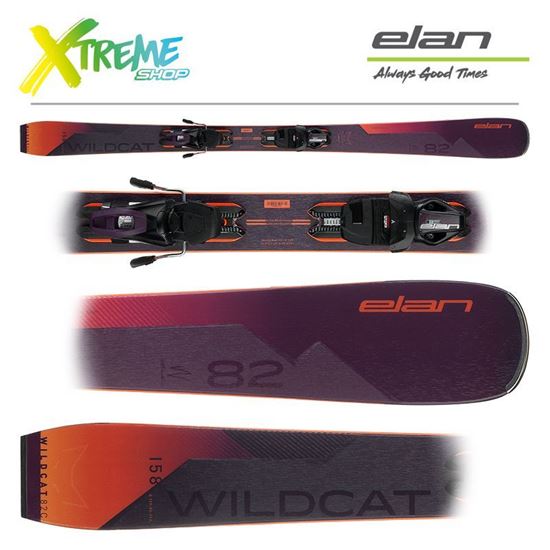 Narty Elan WILDCAT 82 C 2022 + Wiązania ELW 9 1
