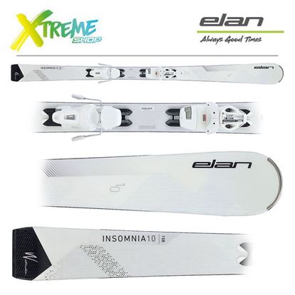 Narty Elan INSOMNIA 10 2024 White + Wiązania ELW 9 1