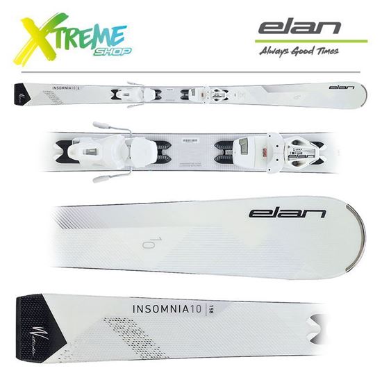 Narty Elan INSOMNIA 10 2024 White + Wiązania ELW 9 1