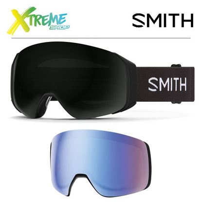 Gogle Smith 4D MAG Black - ChromaPop Sun Black + ChromaPop Storm Blue Sensor Mirror