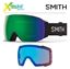 Gogle Smith I/O MAG Black - ChromaPop Sun Green Mirror + ChromaPop Storm Rose Flash
