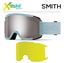 Gogle Smith SQUAD Polar Blue - ChromaPop Sun Platinum Mirror + Yellow