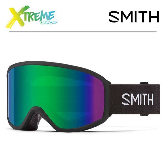 Gogle Smith REASON OTG Black - ChromaPop Green Sol-X Mirror