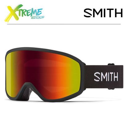Gogle Smith REASON OTG Black - ChromaPop Red Sol-X Mirror