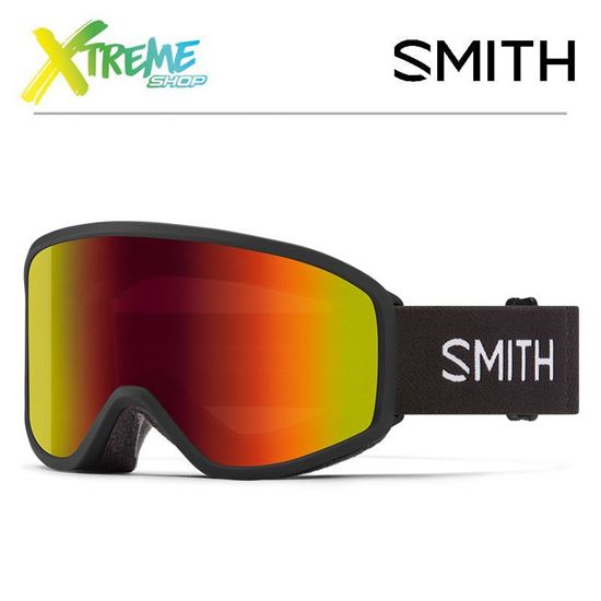 Gogle Smith REASON OTG Black - ChromaPop Red Sol-X Mirror