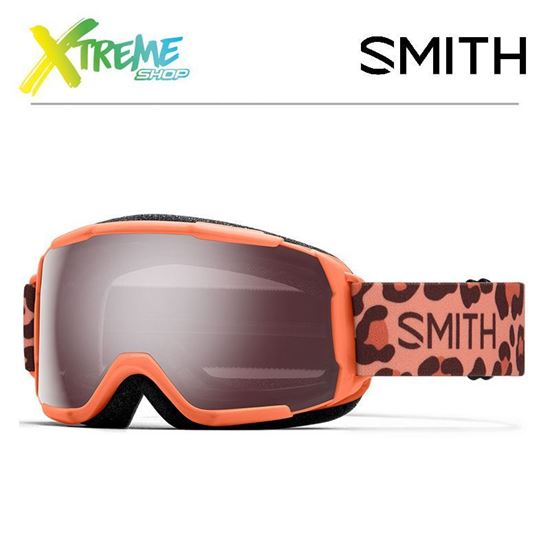 Gogle Smith GROM Coral Cheetah Print - Ignitor Mirror