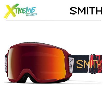 Gogle Smith GROM Sangria Fortune Teller - Red Sol-X Mirror