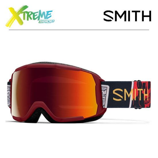 Gogle Smith GROM Sangria Fortune Teller - Red Sol-X Mirror