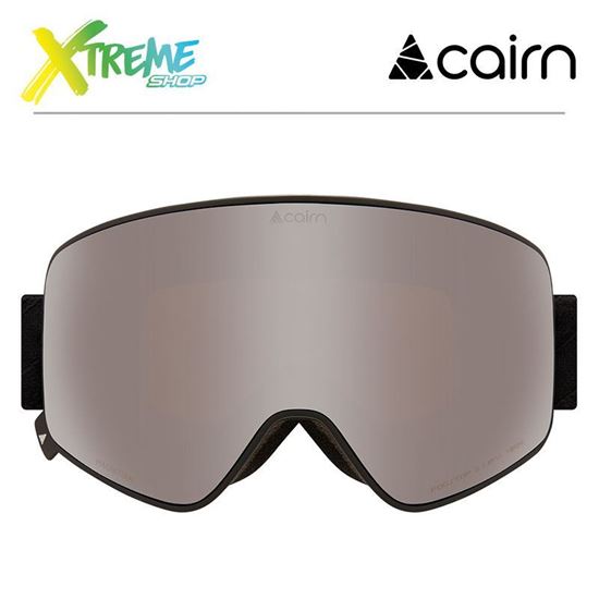 Gogle Cairn MAGNITUDE Mat Black Silver