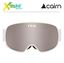 Gogle Cairn MAGNETIK Mat White Silver