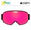 Gogle Cairn MAGNETIK Mat Black Neon Pink