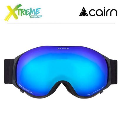 Gogle Cairn AIR VISION OTG Mat Black Blue