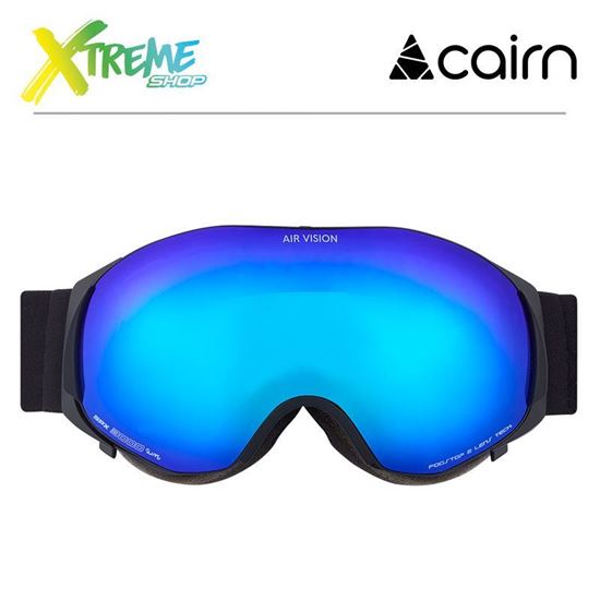 Gogle Cairn AIR VISION OTG Mat Black Blue