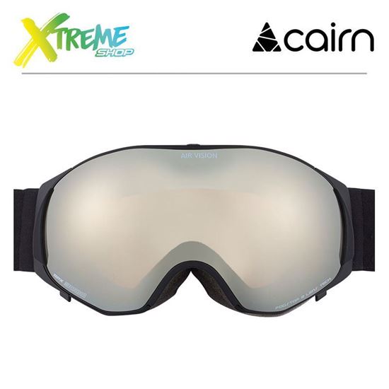 Gogle Cairn AIR VISION OTG Mat Black Silver