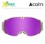 Gogle Cairn PEARL Mat White Purple