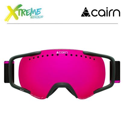 Gogle Cairn NEXT Mat Black Neon Pink