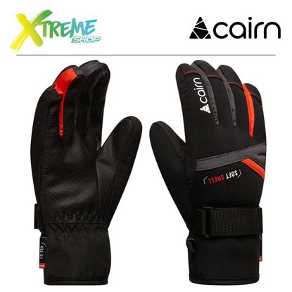 Rękawice narciarskie Cairn STYL J C-TEX Graphite Scarlet