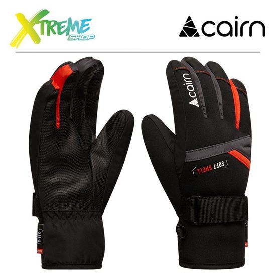 Rękawice narciarskie Cairn STYL J C-TEX Graphite Scarlet