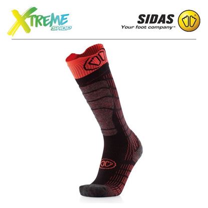 Skarpety Sidas SKI COMFORT SOCKS Black/Orange 1