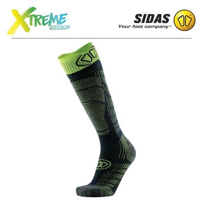 Skarpety Sidas SKI COMFORT SOCKS Black/Green 1